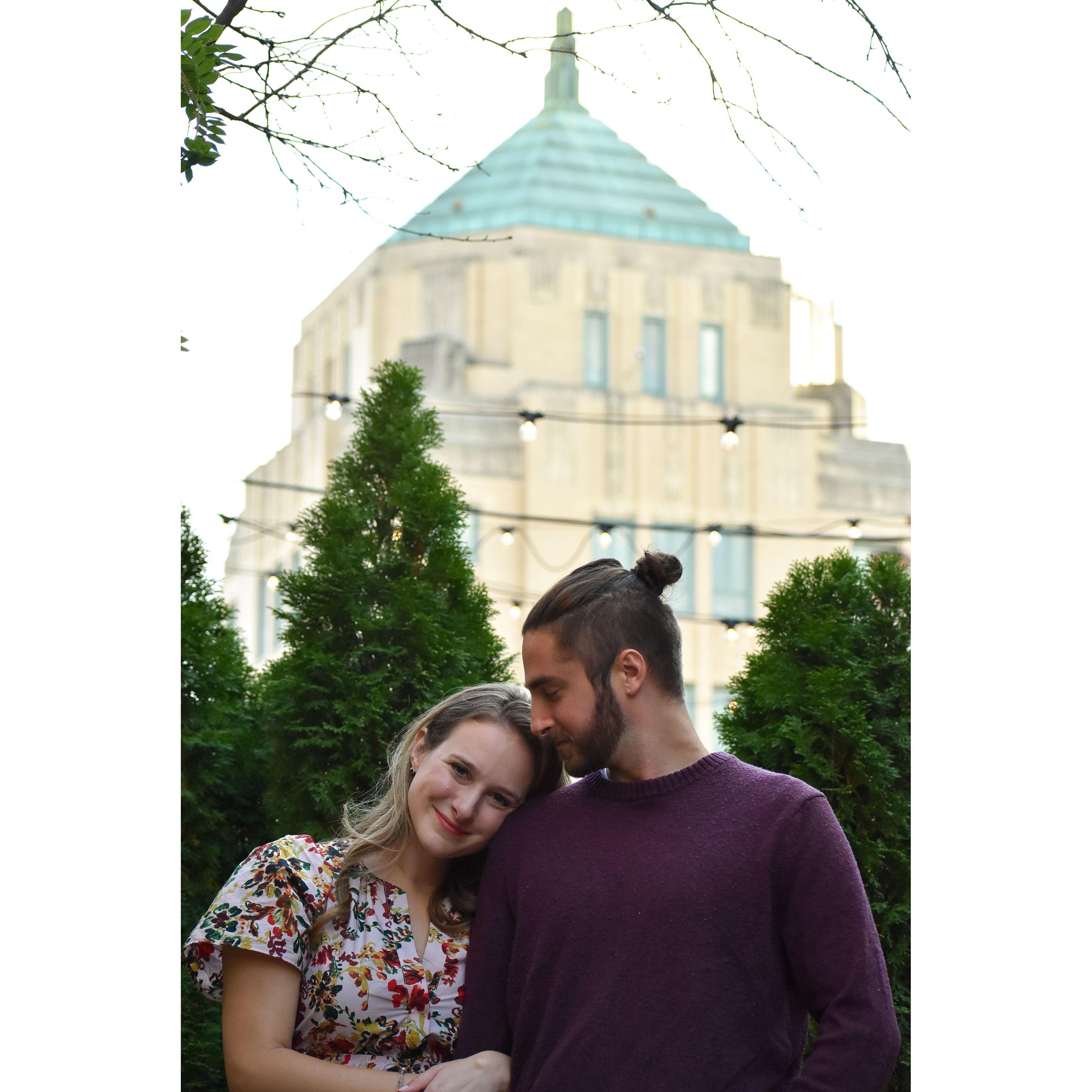 Champaign city hall. A little piece of our hearts will always live in this town.