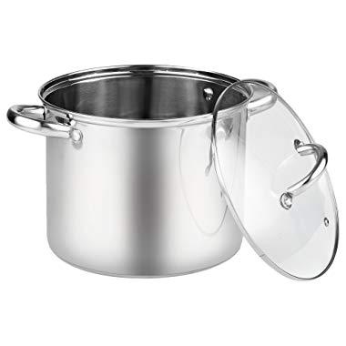 Cook N Home 8 Quart Stainless Steel Stockpot with Lid