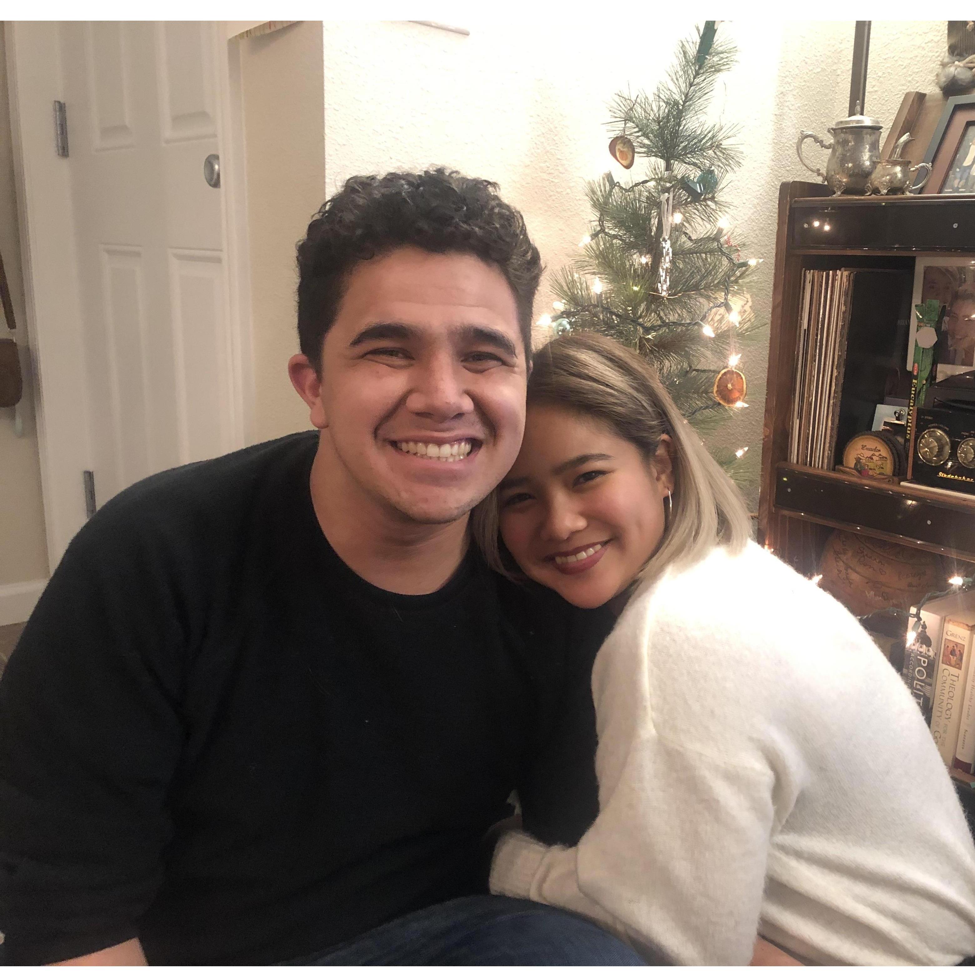 The first of many Christmases.