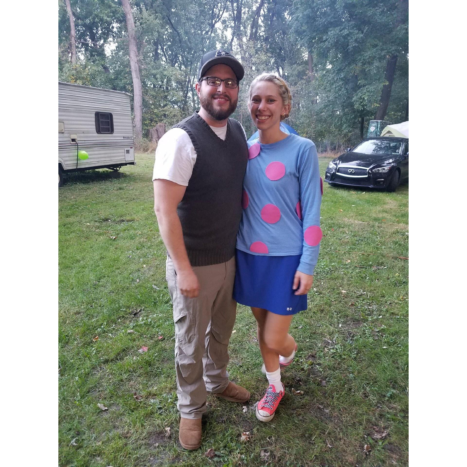 Halloween river party as Doug Funnie & Patty Mayonnaise
October 2017