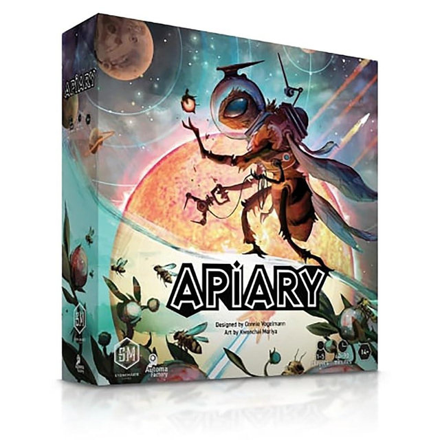 Stonemaier Games: Apiary - Base Game, Strategy Board Games, Hive-Building Game, Hyper Intelligent Bees in Space, Ages 14+, 1-5 Players, 60-90 Min