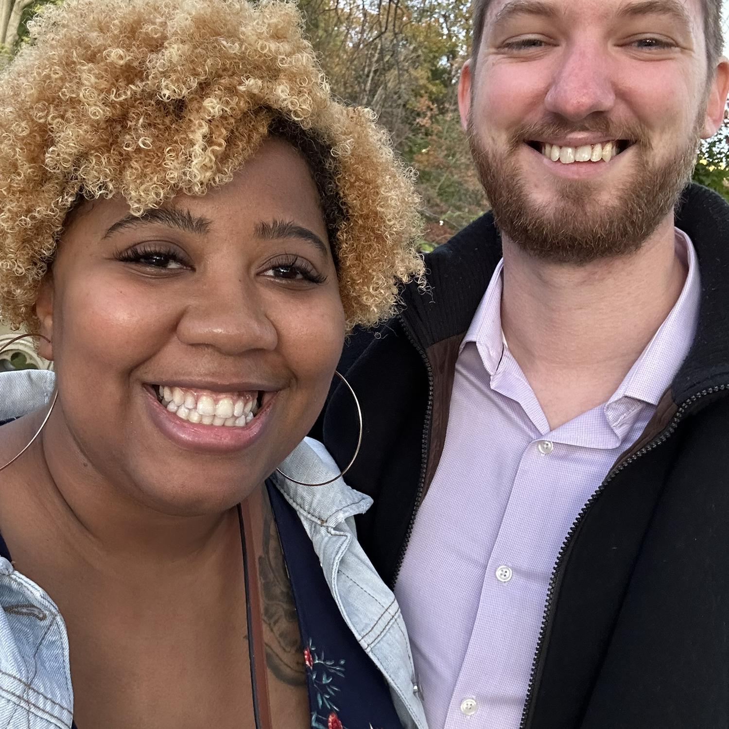 Tatyana doesn’t know it yet but she’s about to be engaged. Taken about 3 minutes before the proposal!