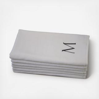 Monogram Hand Towel, Set of 6