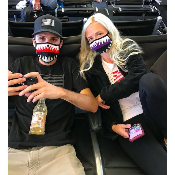 Waiting for their flight to board. October 1st, 2020