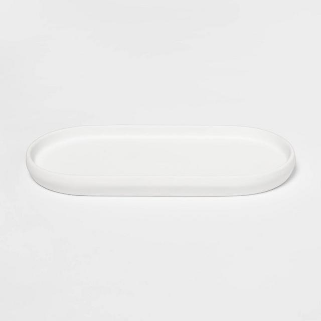 Modern Soft Touch Tray White - Project 62™