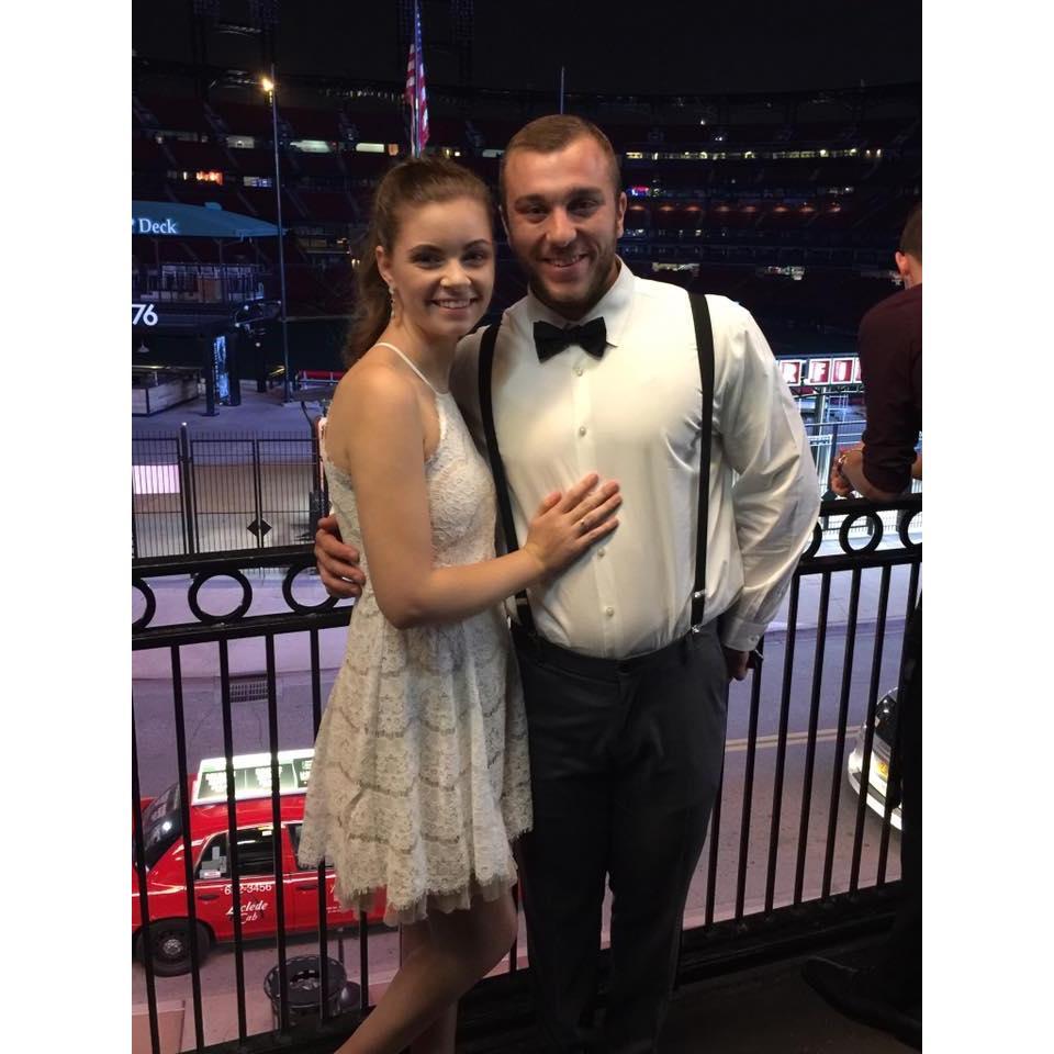 Our first of many college formals.