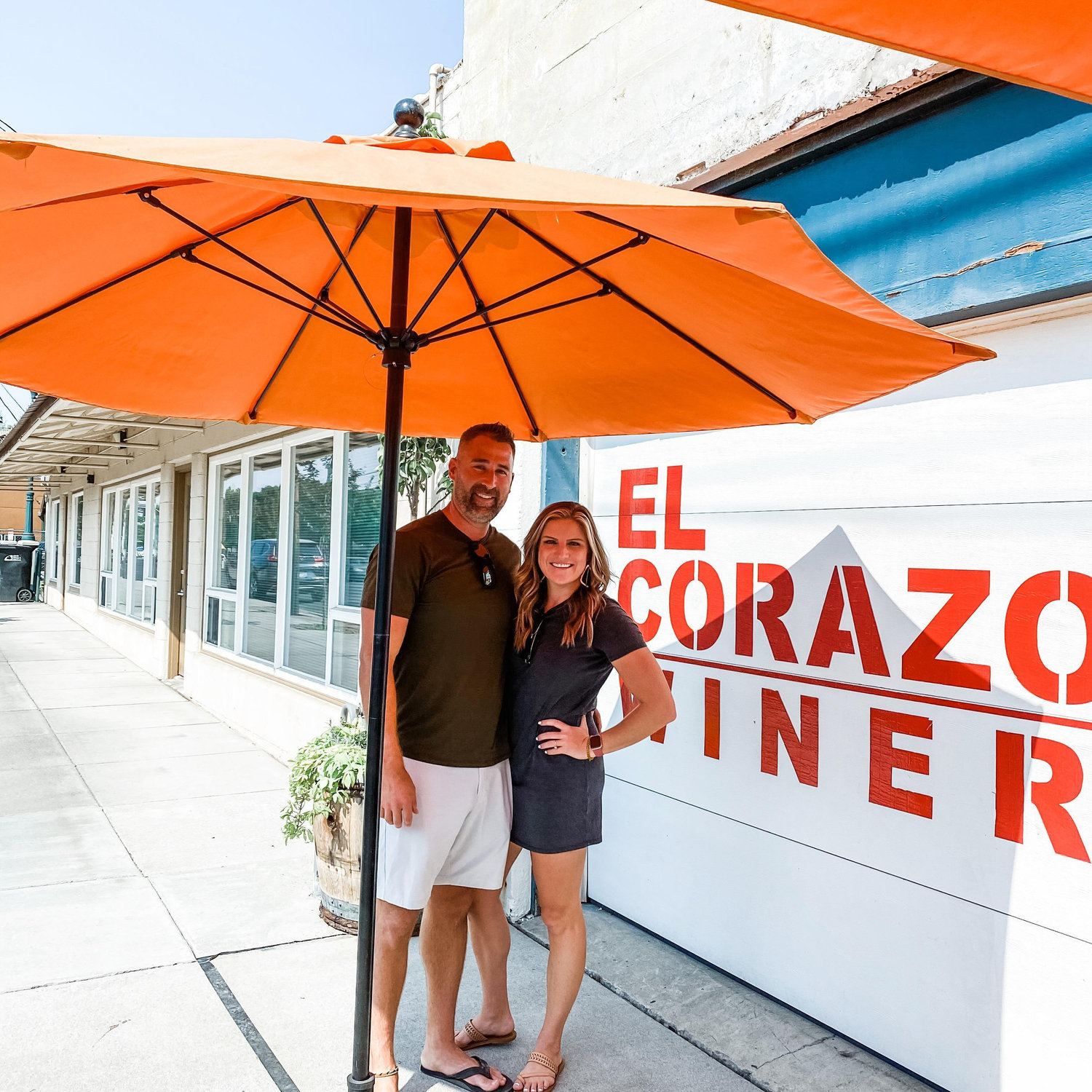 Wine tasting to celebrate our engagement in Walla Walla, Washington!