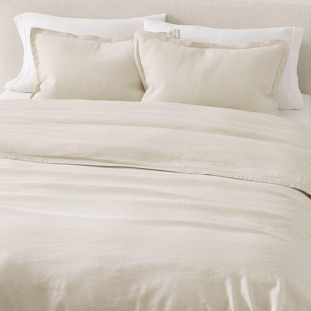 Signature Tencel Linen Full/Queen Duvet, Sand