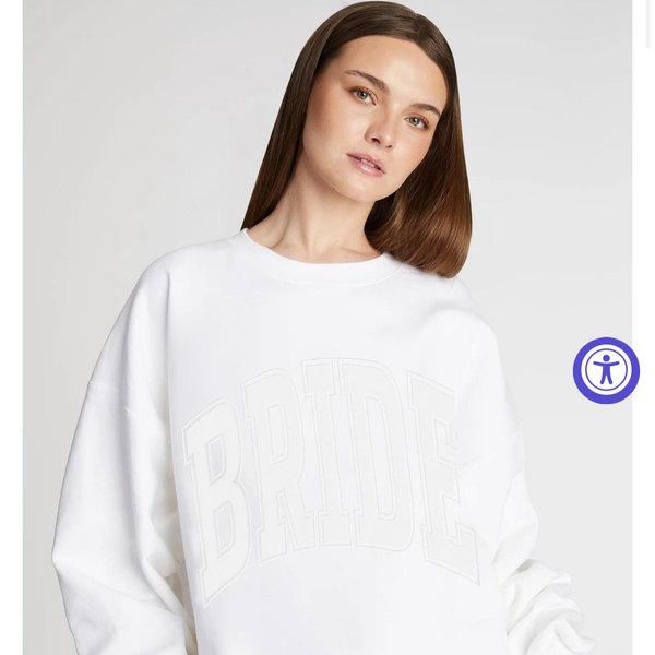 BRIDE SWEATSHIRT WHITE/WHITE
