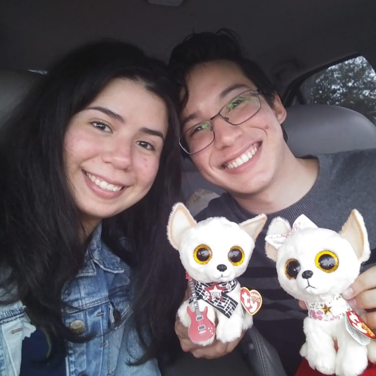 Nuestro primer San Valentín. / Our first Valentine's Day.