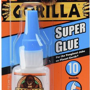 Gorilla Super Glue, 15 g, Clear