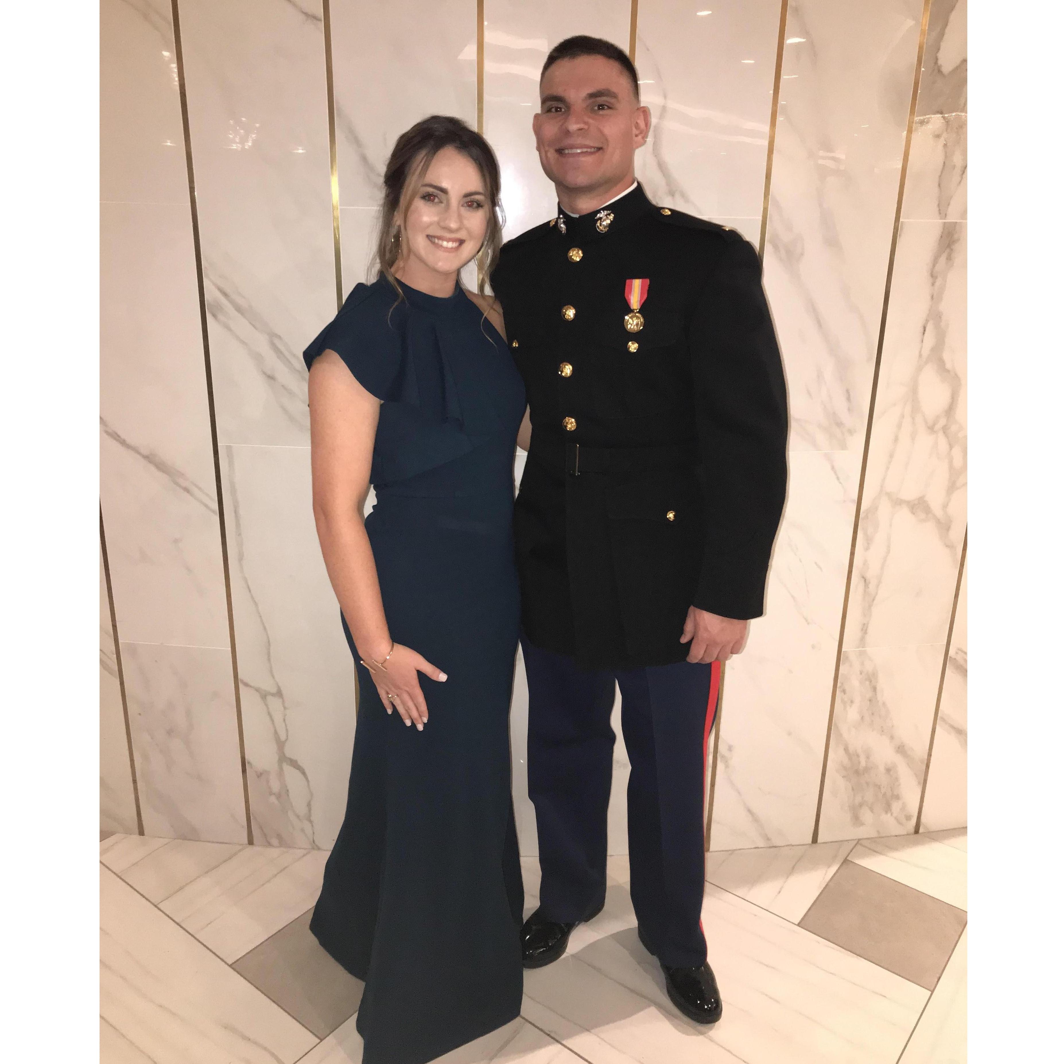 Our second Marine Corps Birthday Ball together in Washington DC. We clean up nice!