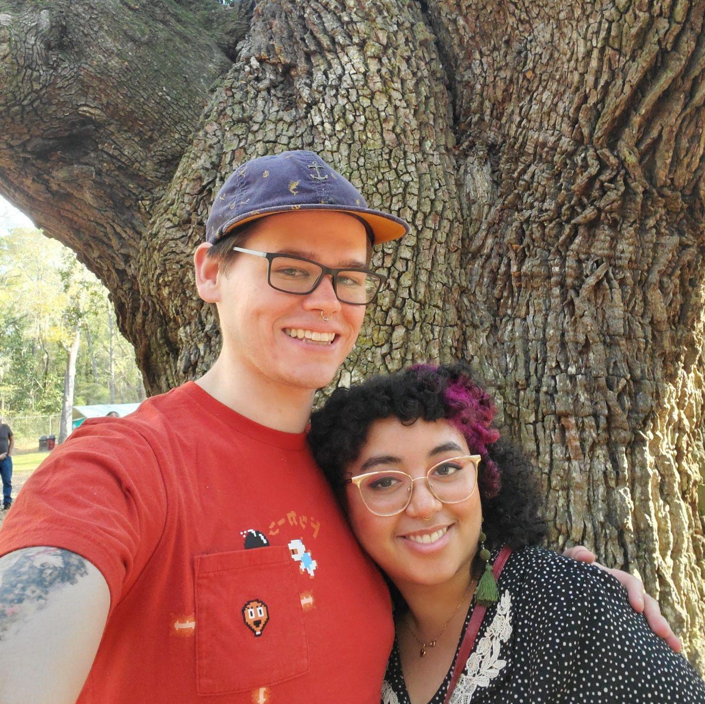 Photo with the Angel Oak in Charleston