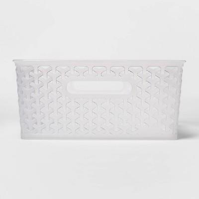 Y-Weave Medium Rectangle Storage Bin Clear - Room Essentials™