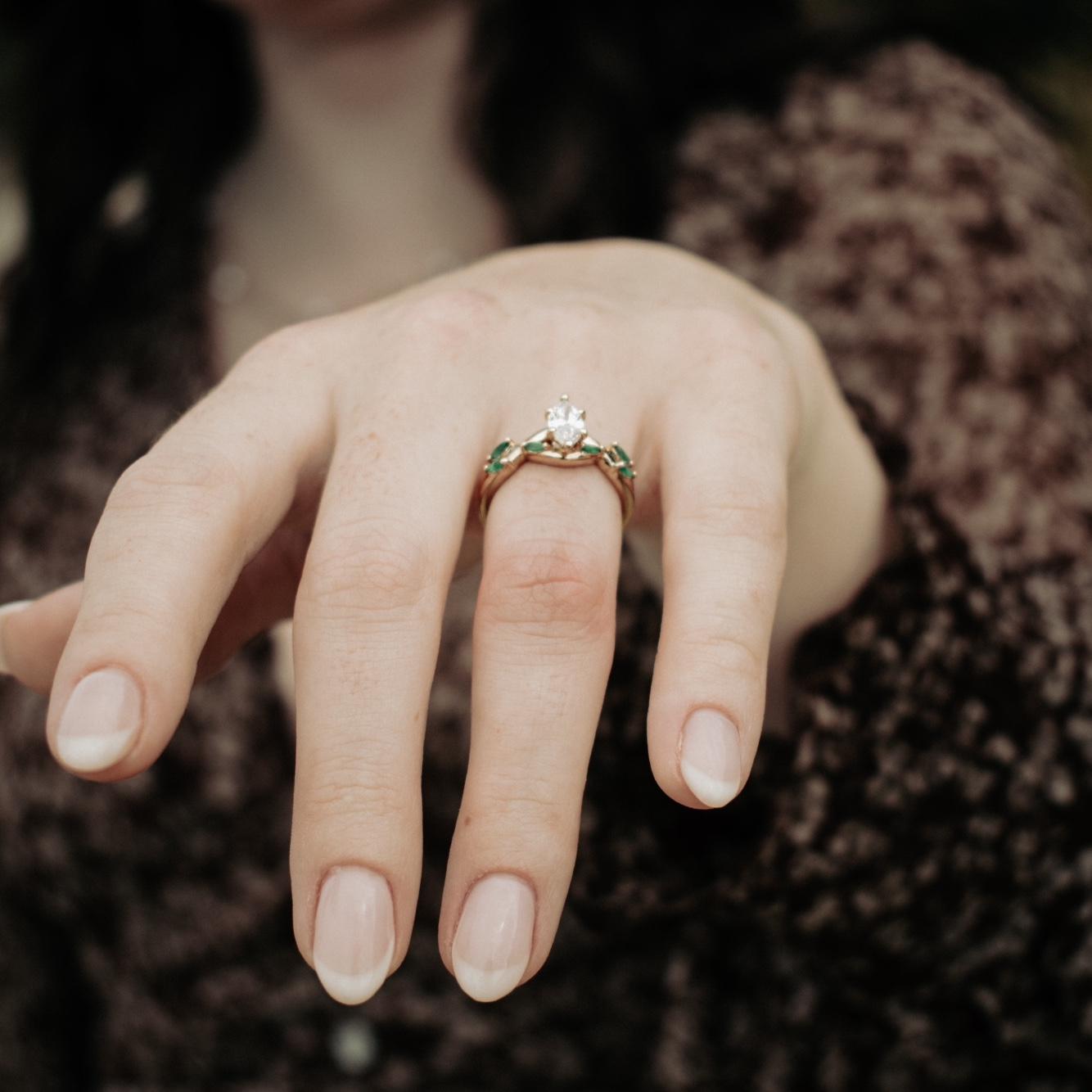 Look at that ring sparkle!