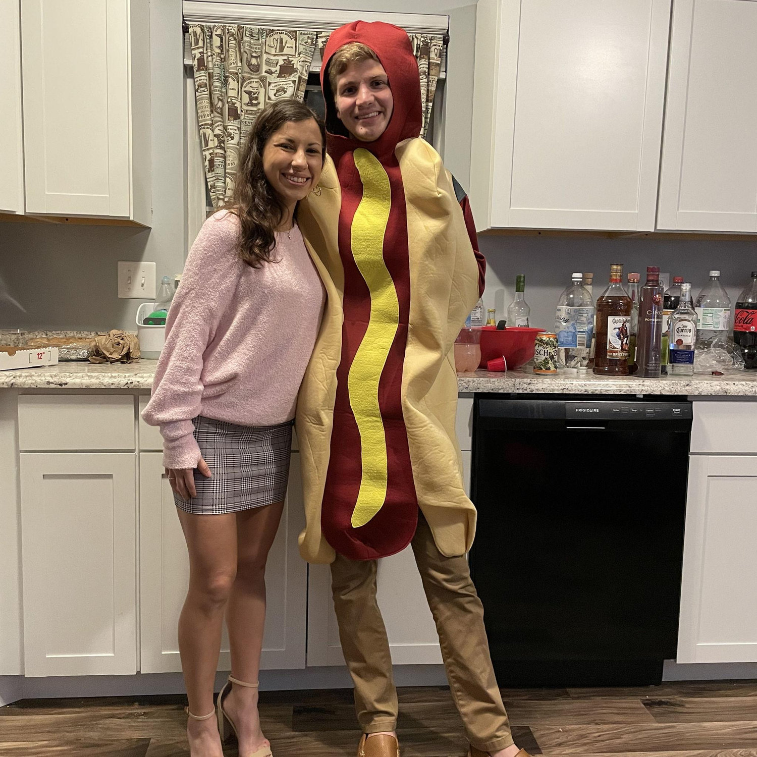 Gretchen Weiners and her Weiner, first Halloween together.