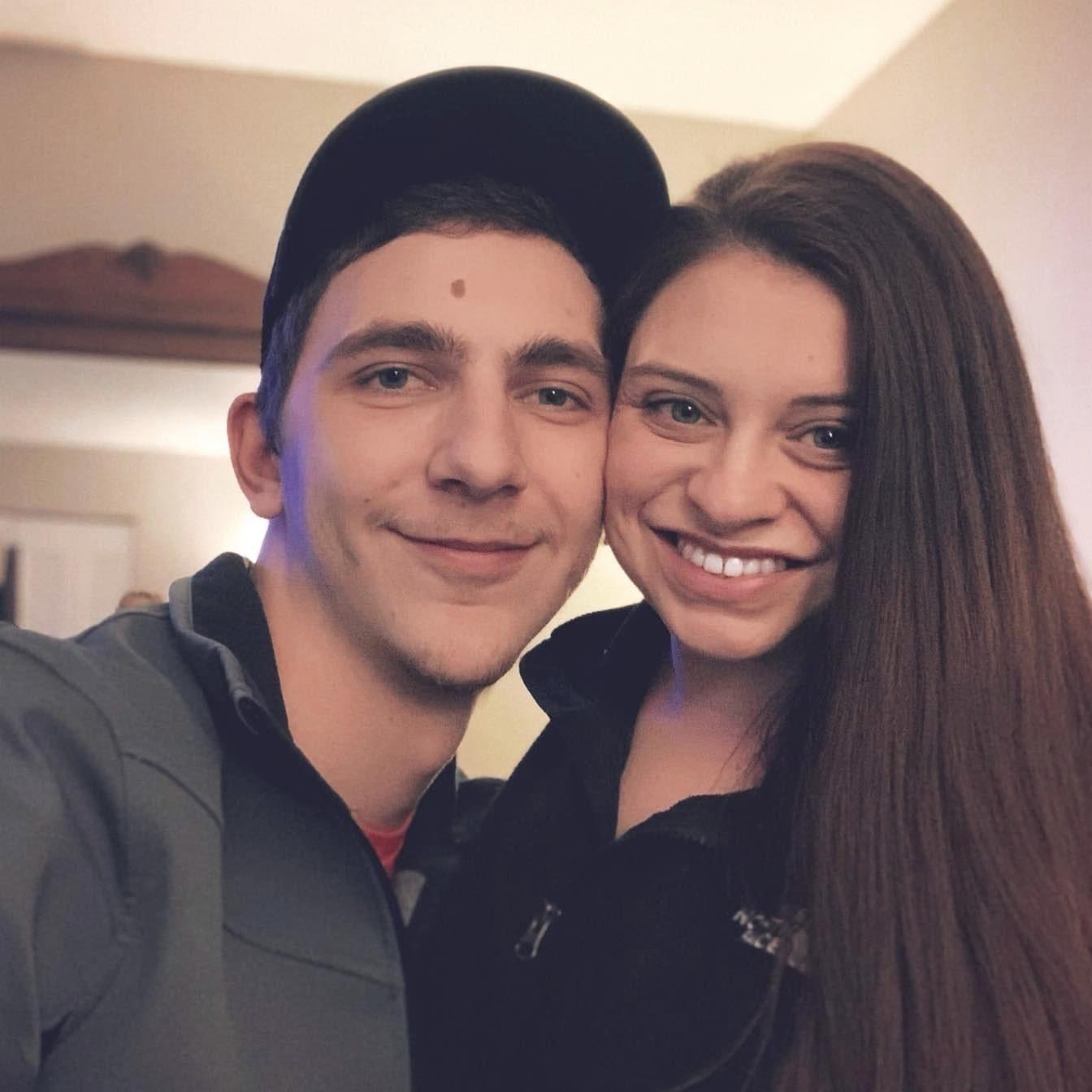 Our second picture together after we officially started dating!