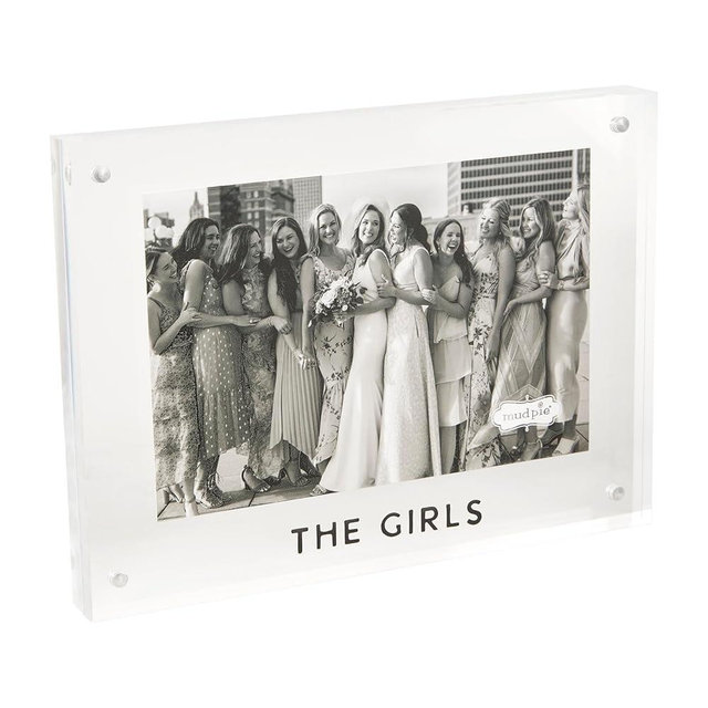 Mud Pie The Girls Acrylic Frame; 5 3/4" x 7 3/4"