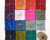 Soft linen napkins set many COLORS off...
