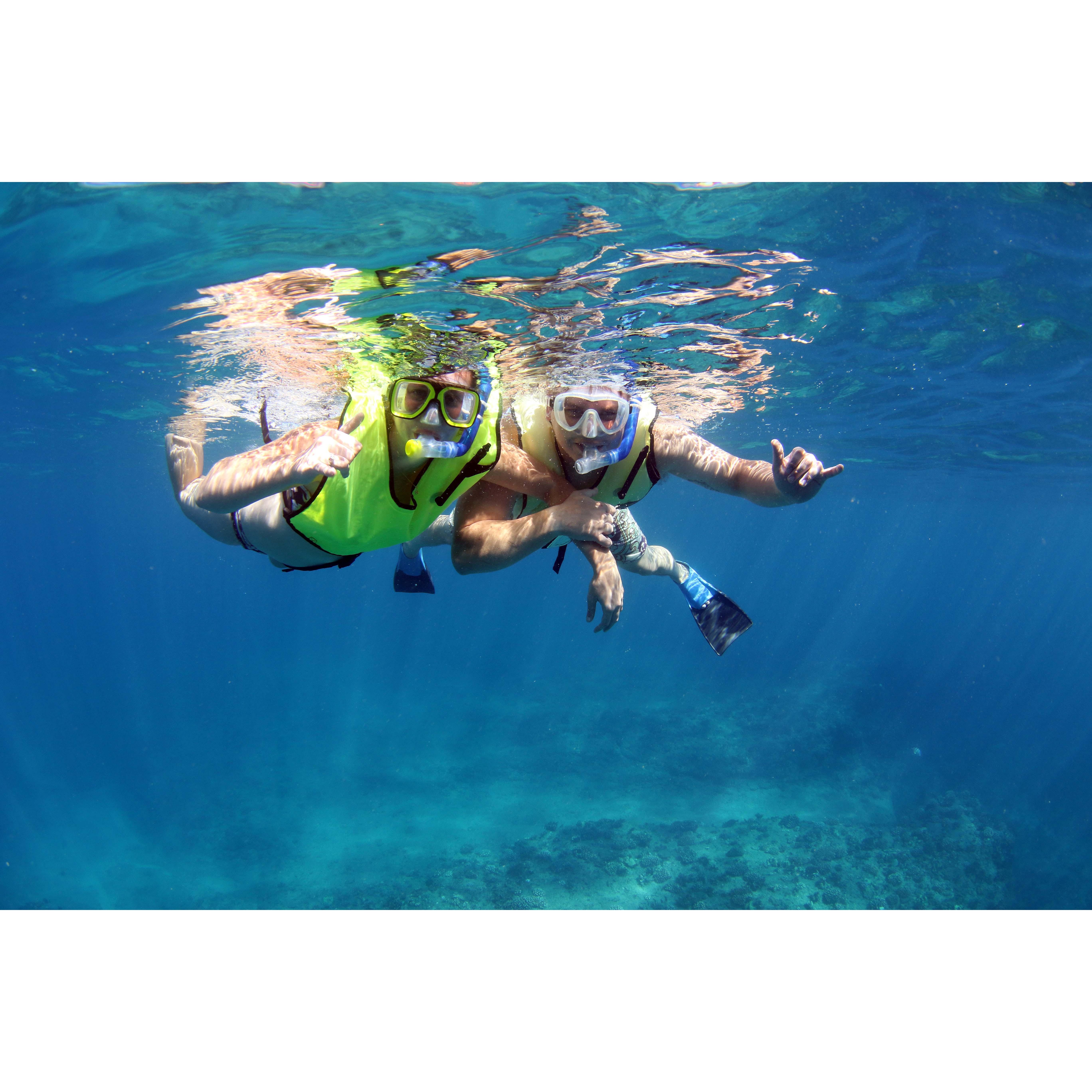 Snorkeling with turtles in Hawaii