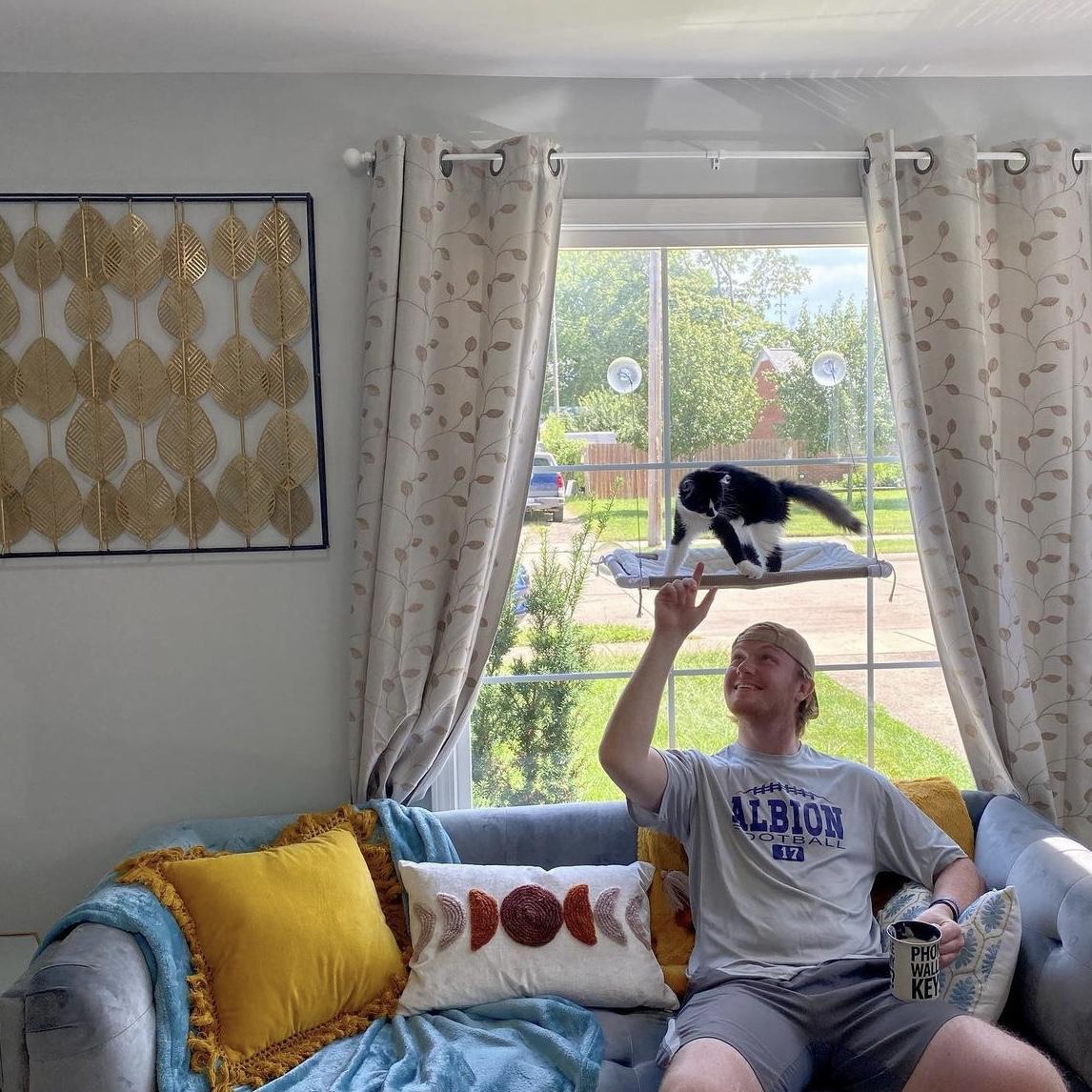 First picture of our living room after we moved in all the furniture.