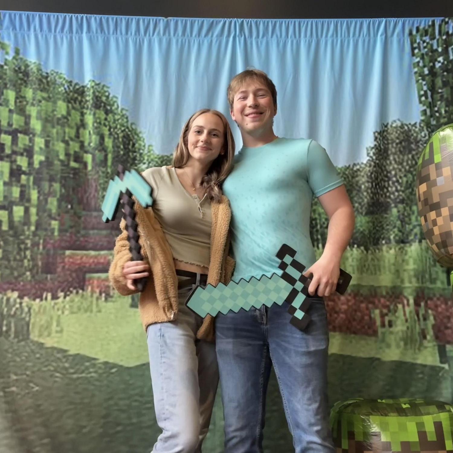 Minecraft Movie, we were Steve & Alex