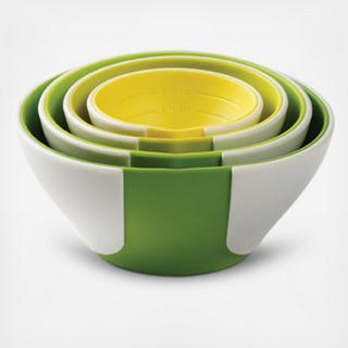 SleekStor Pinch + Pour 4-Piece Prep Bowl Set
