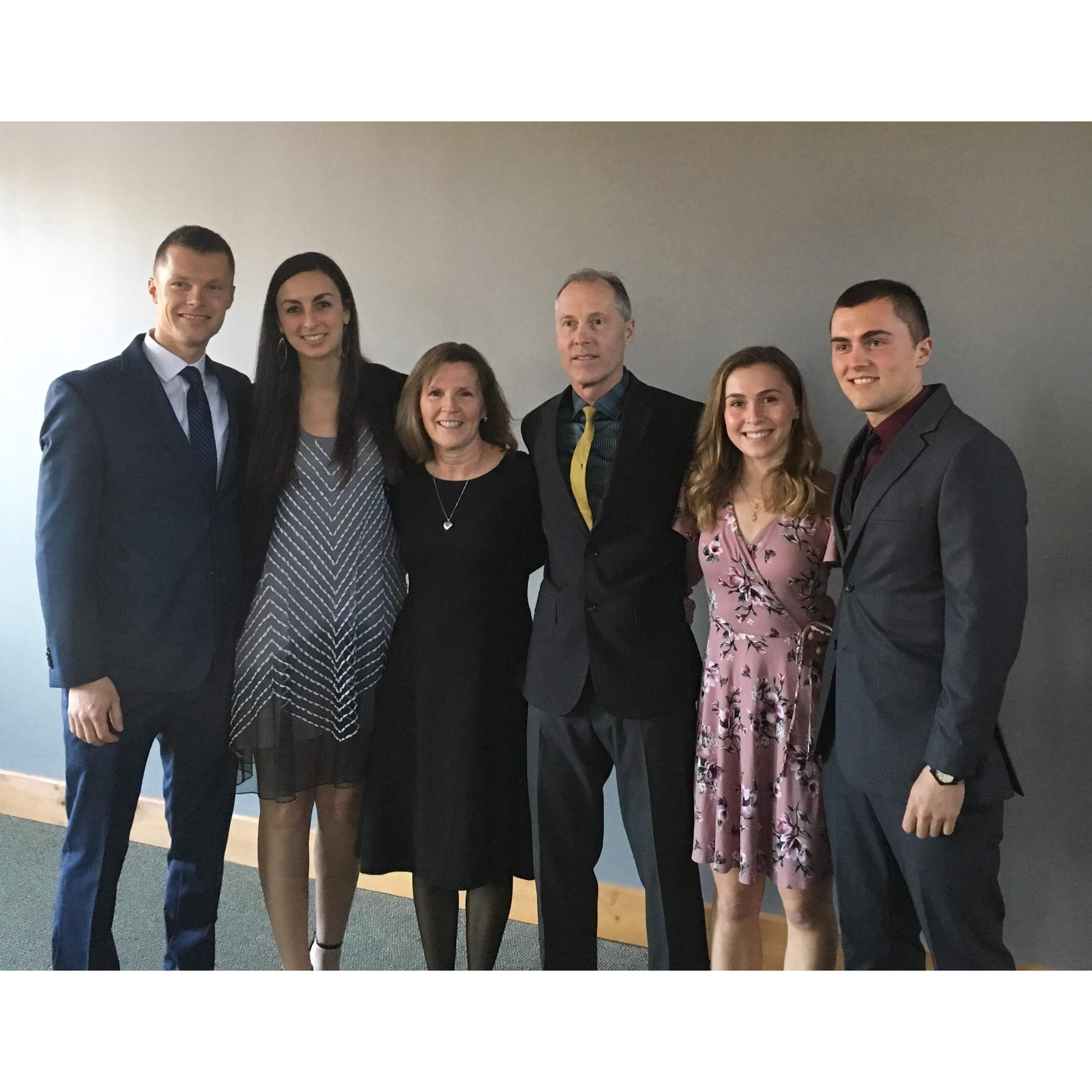celebrating a wedding with the Rieth family