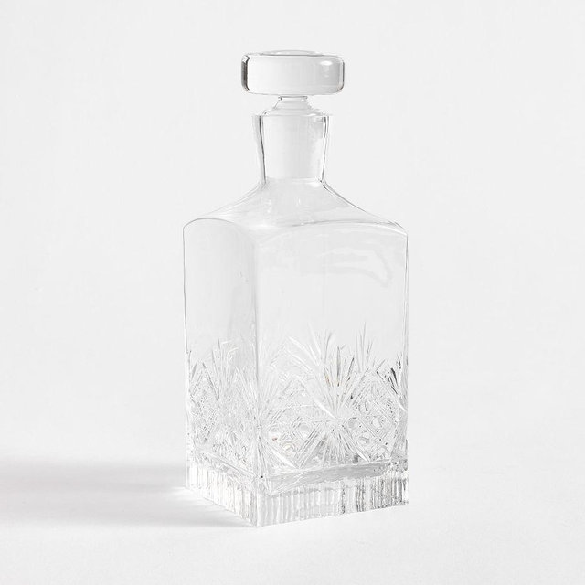 Antique Cut Decanter - Clear