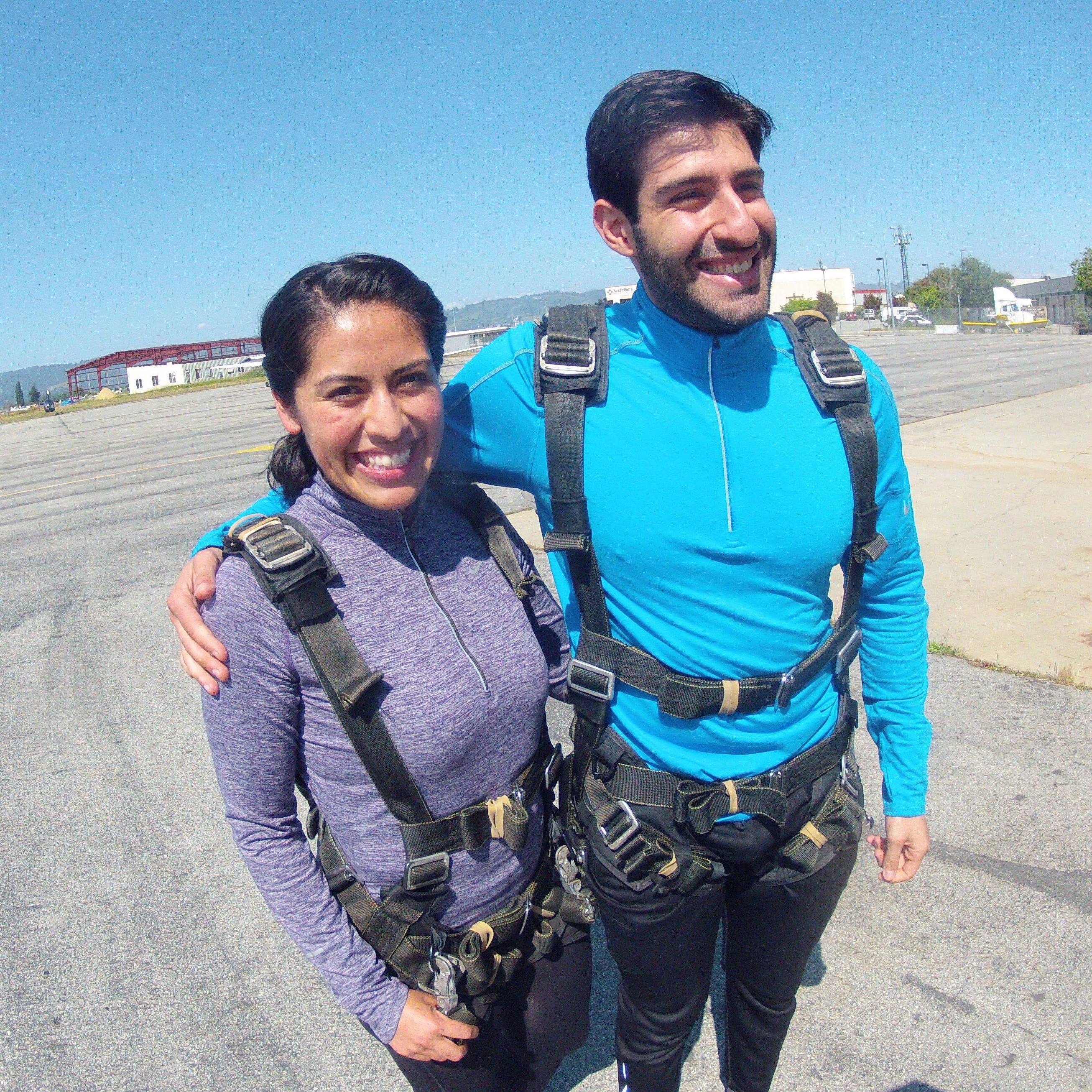 Skydiving for Faisel's birthday