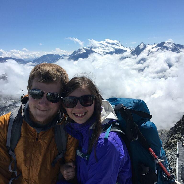 On the trek from Chamonix, France to Zermatt, Switzerland - 2018