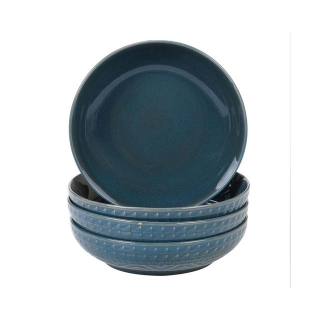 Certified International Aztec Teal 4-Pc. Soup Bowls