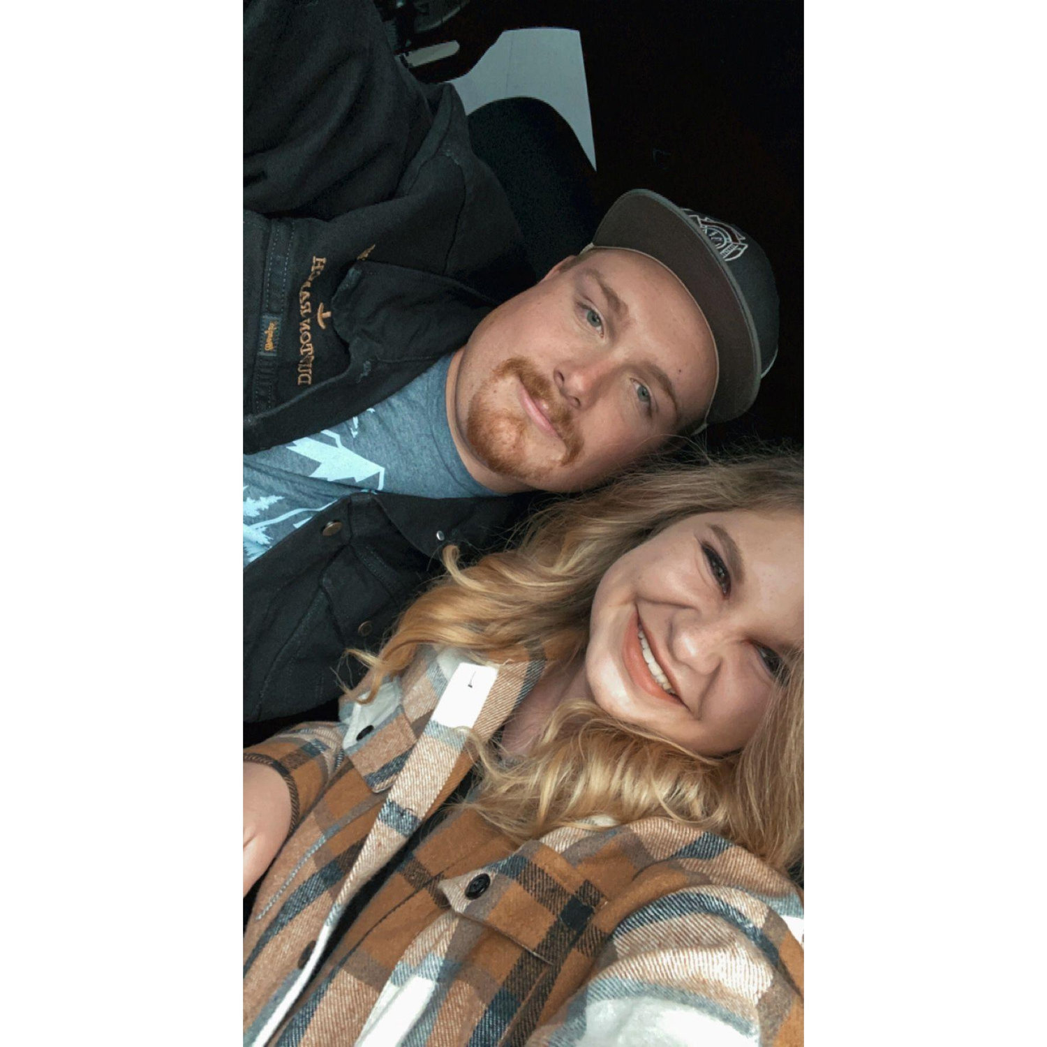 On the way to Country Thunder in Bristol, TN October 2022. Our first overnight trip together.