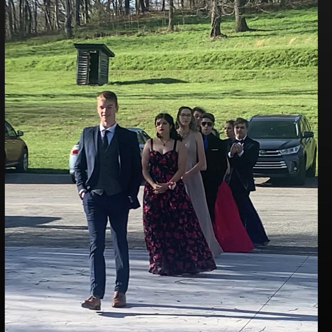 The senior lineup/walk where Jadyn first saw Trenton🥹 April 1st, 2023