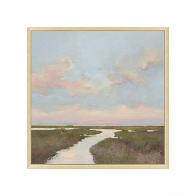 Reflection Stream, 24"X24", Champagne Frame