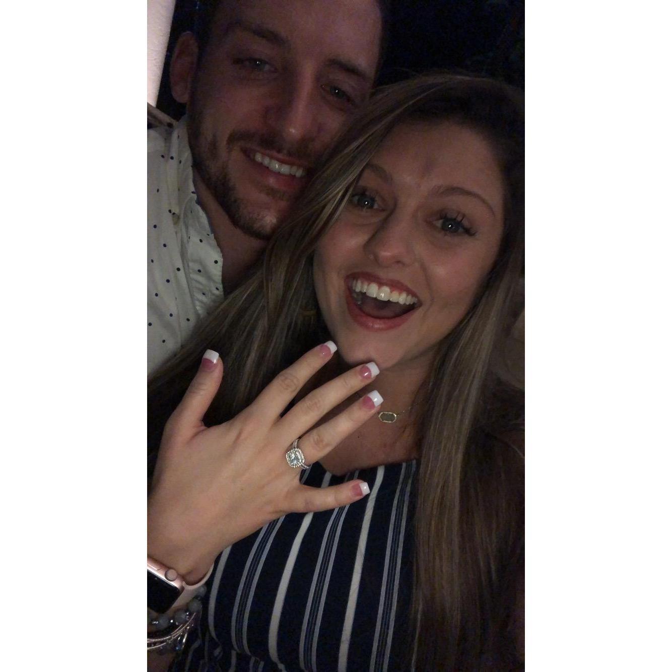 The night of the proposal!