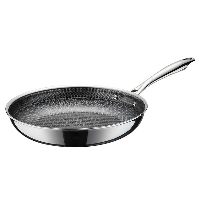 Cuisinart FusionElite+ Hybrid Tri-Ply Stainless Steel Skillet, 10″ Skillet Frying Pan with PURELYSEAR Ceramic Technology, Scratch Proof, Cool Grip Handles, Dishwasher Safe