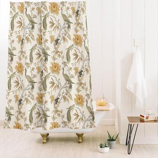 Iveta Abolina Peacock Garden Shower Curtain