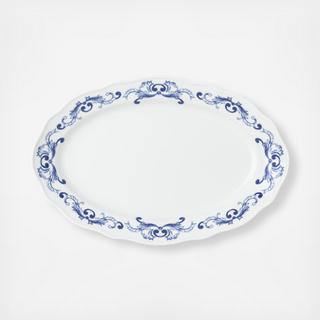 True Blue Oval Serving Platter
