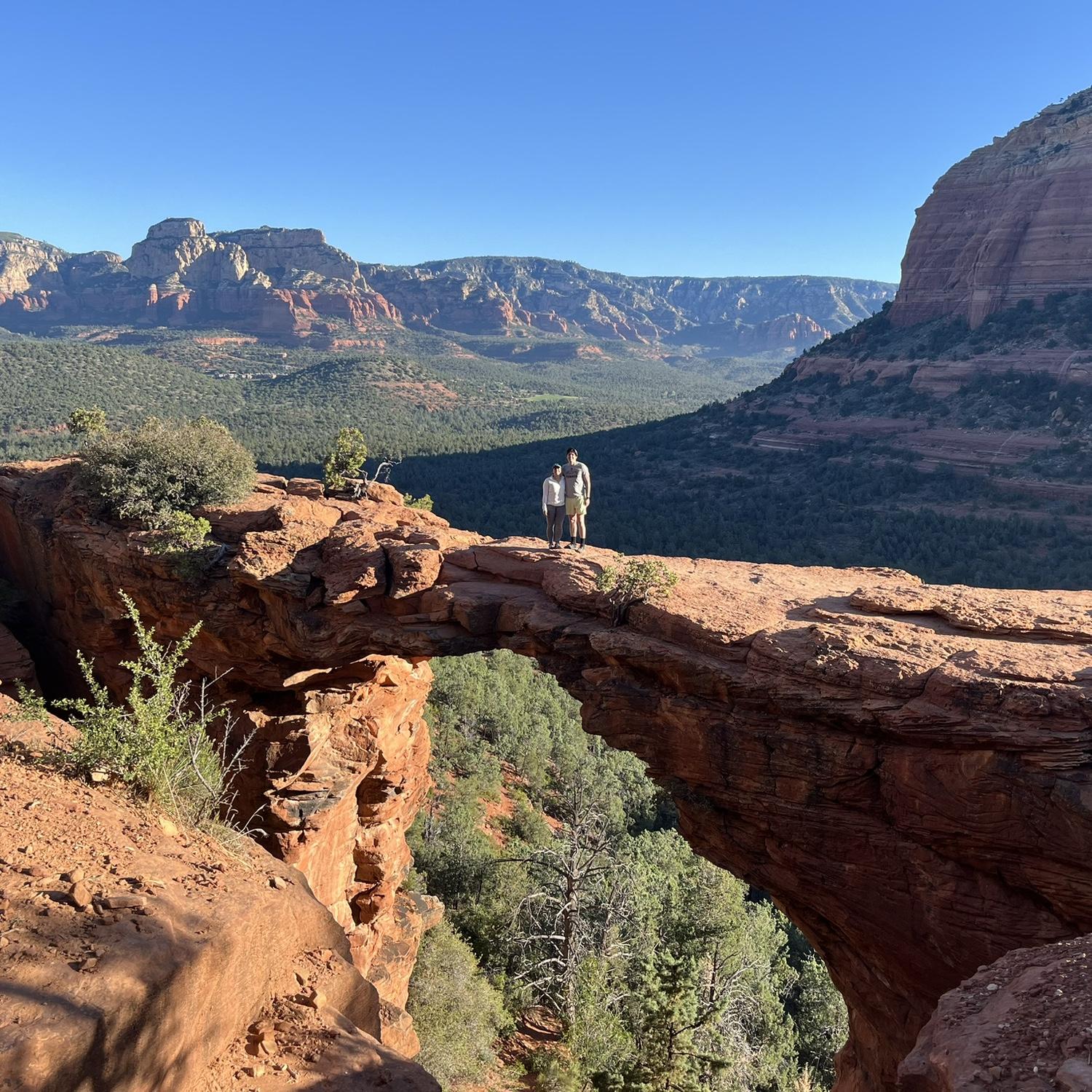 Devil's Bridge in Sedona post-grad :)