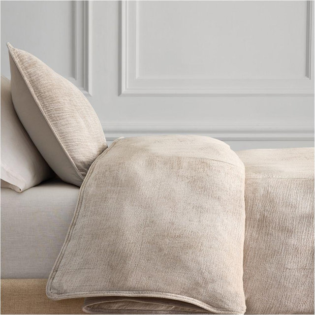 Chenille Duvet Cover, King/Cal. King, Taupe
