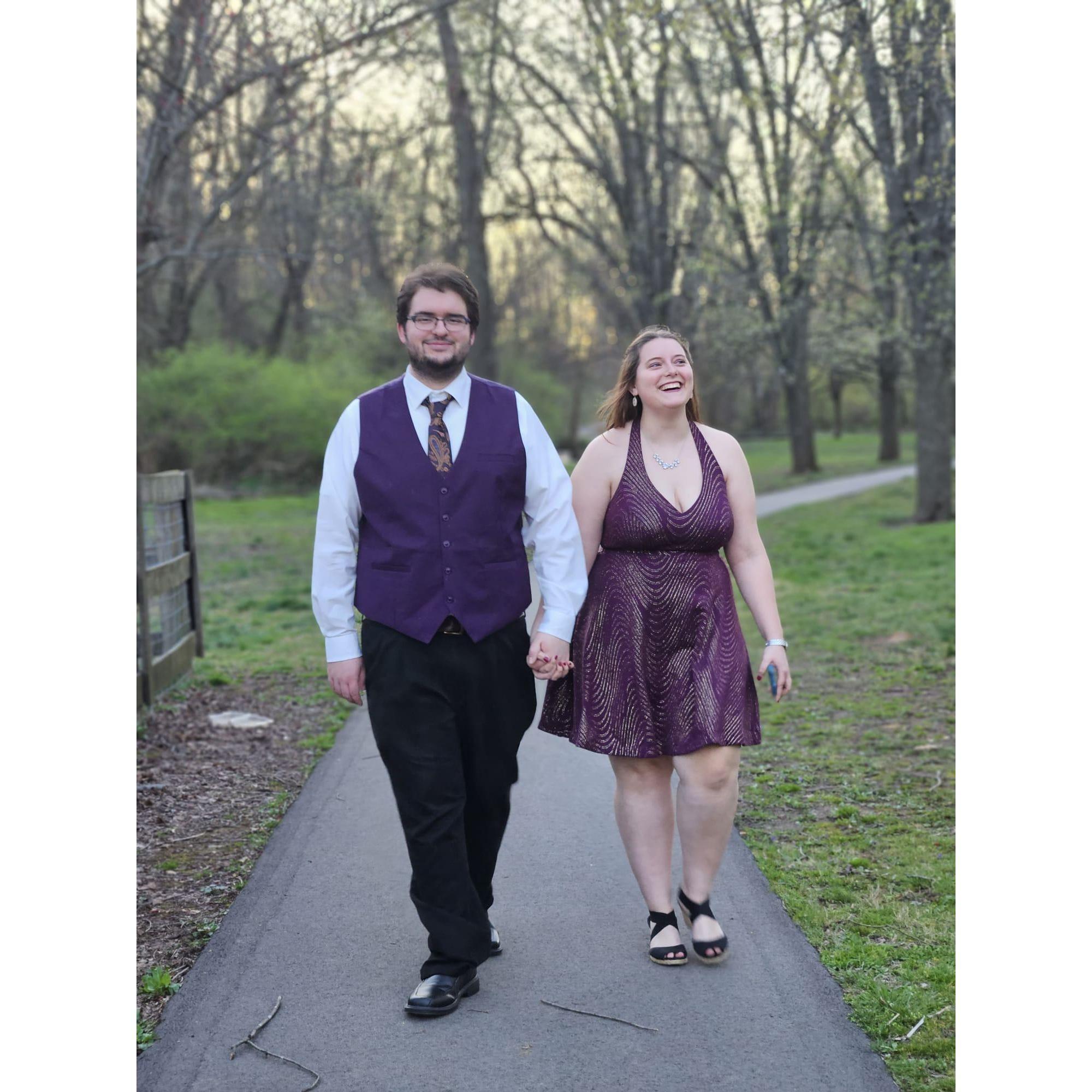 One of Zippy's friends captured this during her sorority's Spring Formal.