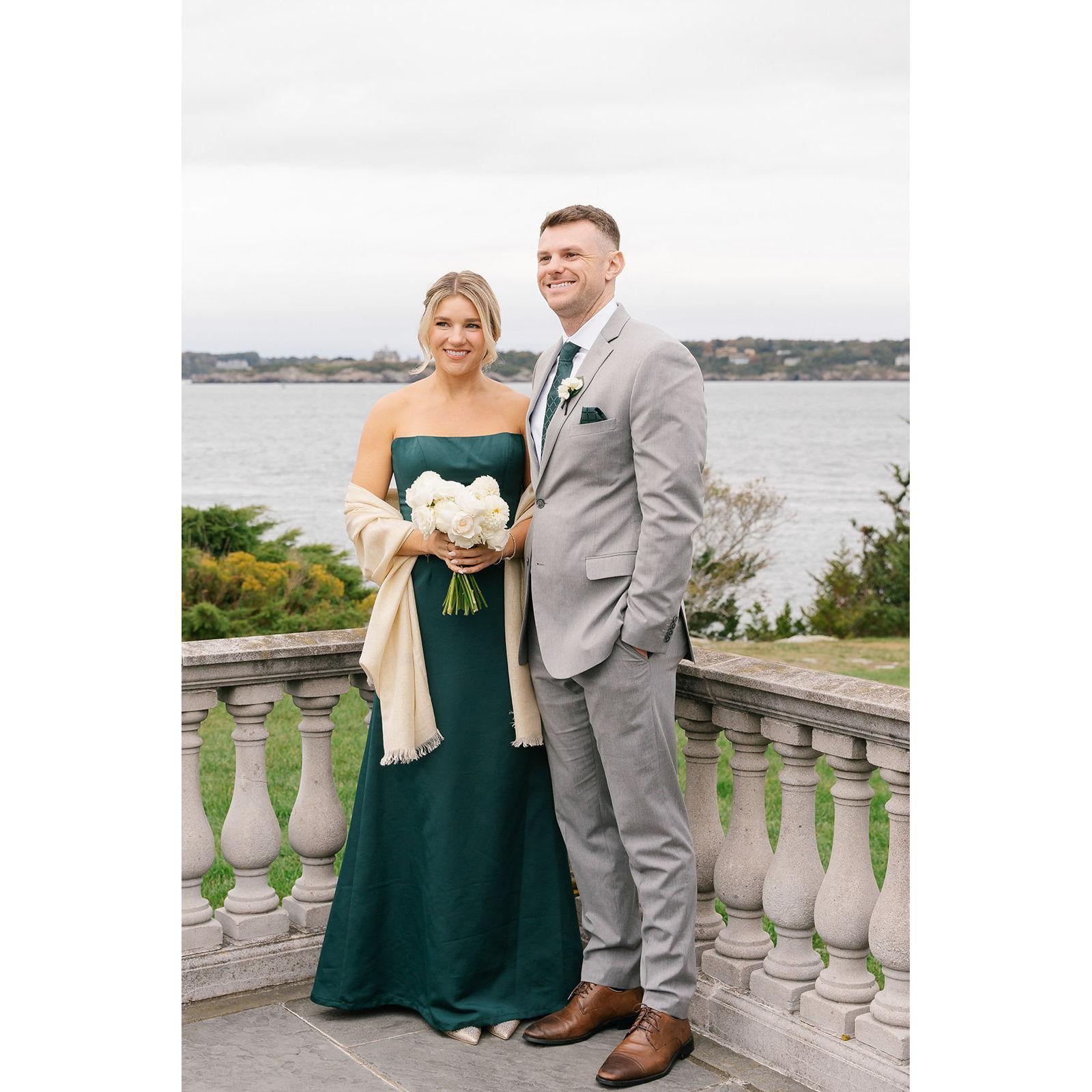 Newport, RI - Mary's sister, Caroline's wedding to Ryan Anderson (October 2024)