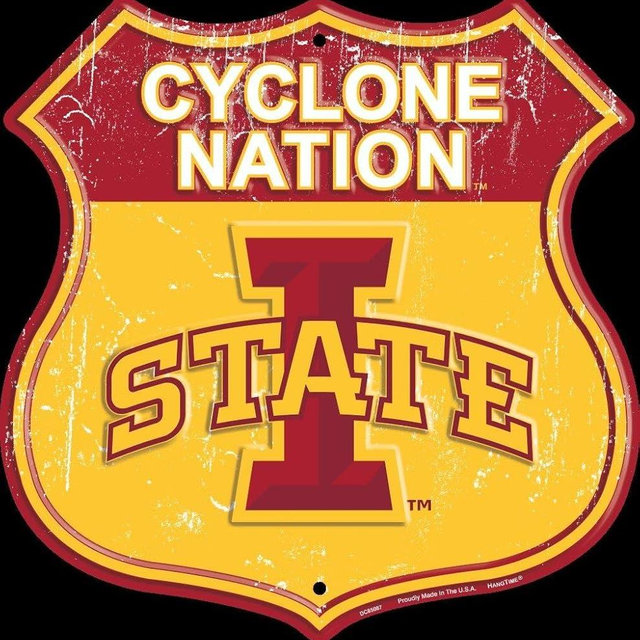 Hangtime Iowa State University - Iowa State Cyclones Route Sign