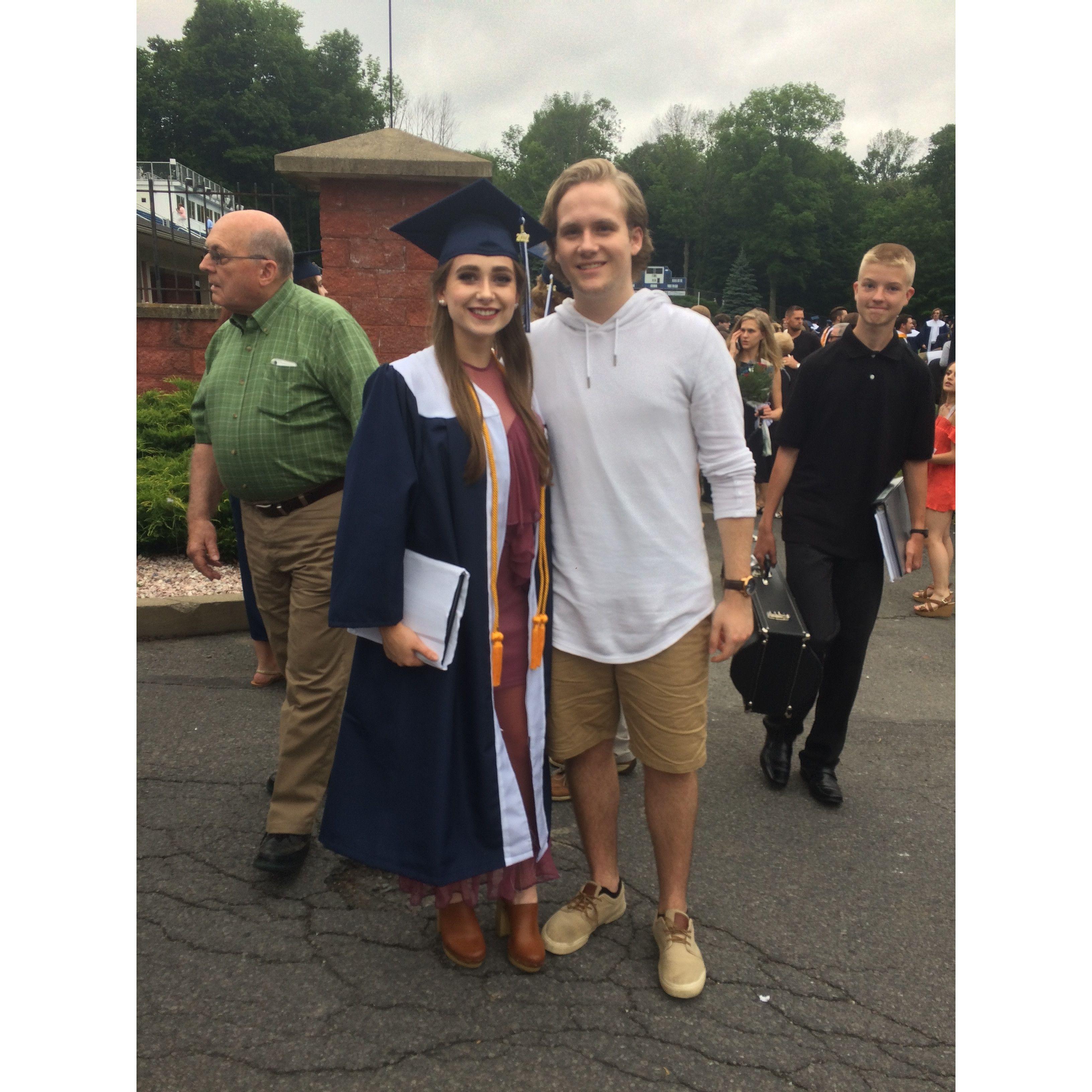 Dagny's high school graduation. Spring 2017.