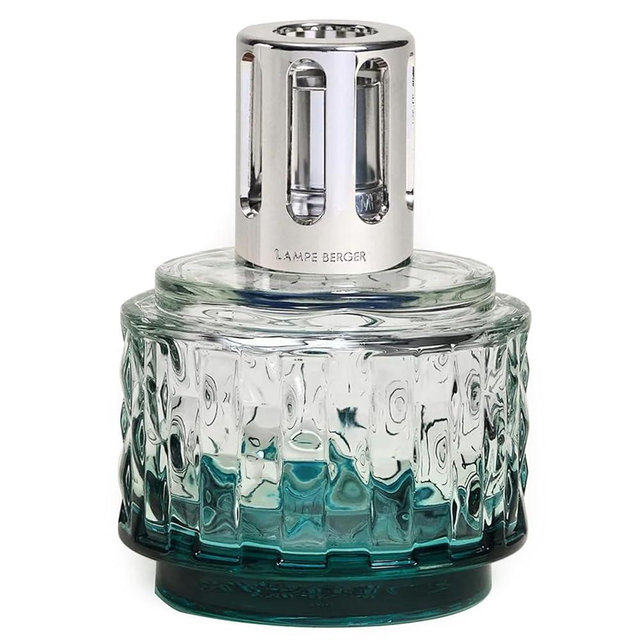 MAISON BERGER - Lampe Berger Home Fragrance Lamp Diffuser - Model Variation - Air Freshener - 3.7 x 3.7 x 5.1 inches (Turquoise)
