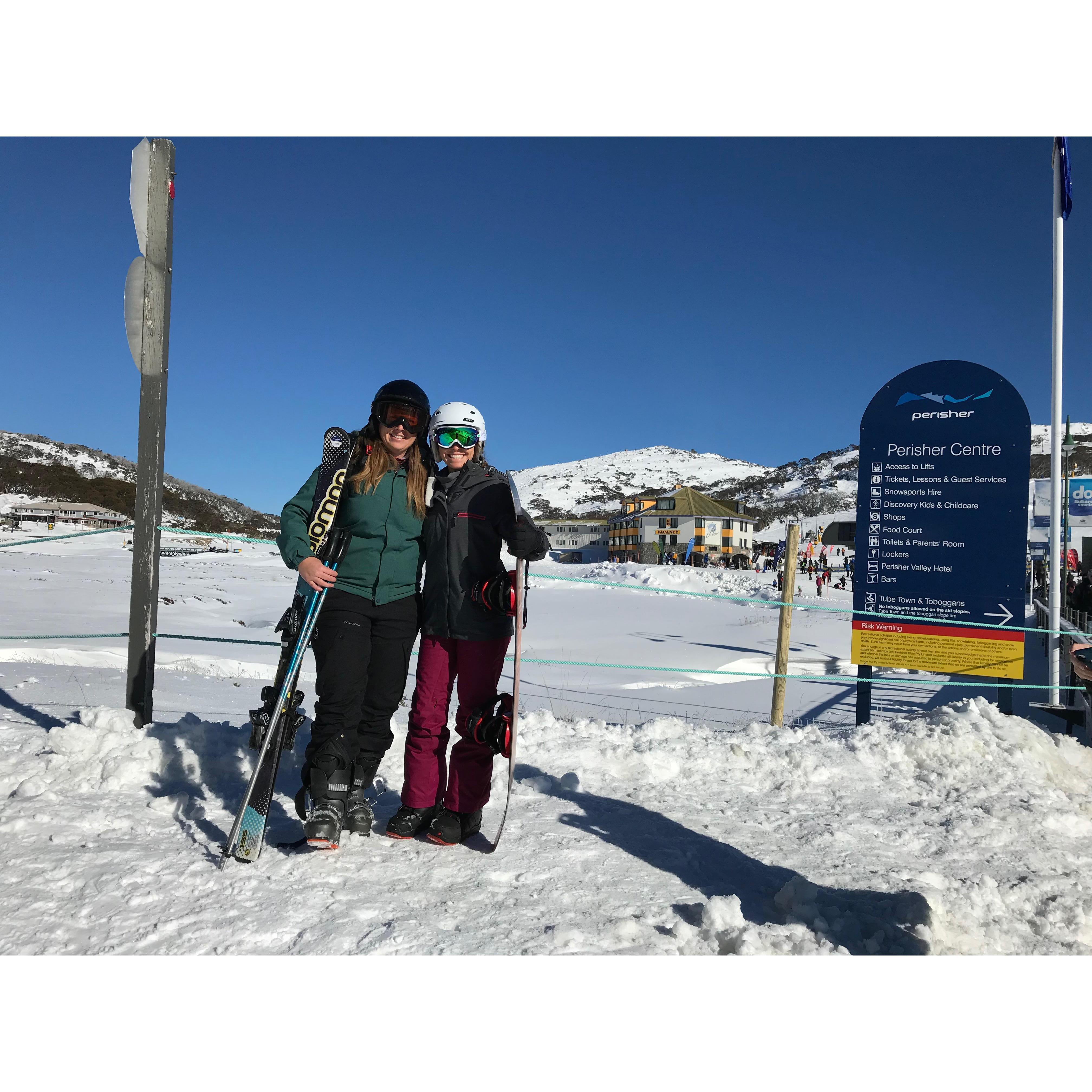 2018 - 2nd International Skiing; but this is one of the most special trips together as Sarah got to meet my entire family in Australia before we lost Nana <3!!