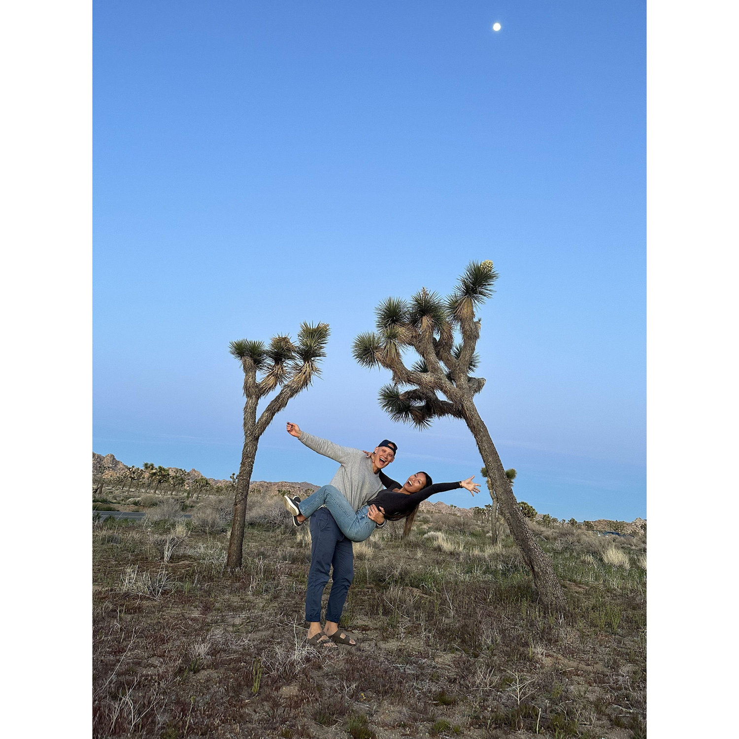 Imitating the trees at Joshua Tree National Park
