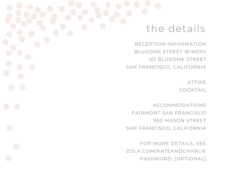 Interstellar Edge | Cream | Zola Wedding Enclosure Cards