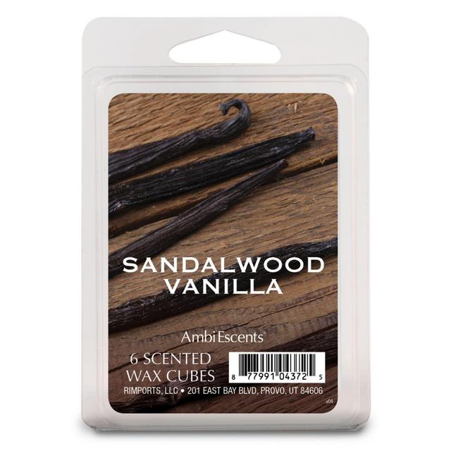 AmbiEscents™ Sandalwood & Vanilla 6-Pack Wax Fragrance Cubes